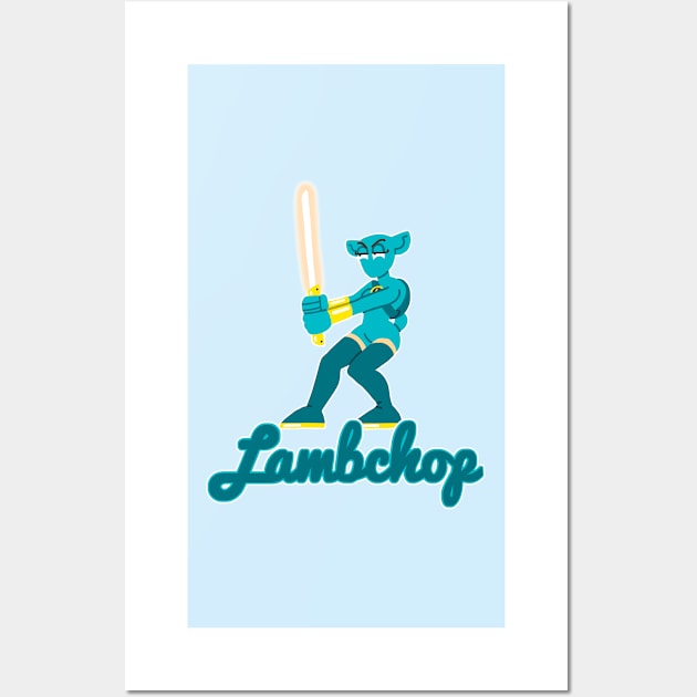 Lambchop Wall Art by CamelCactusCreations